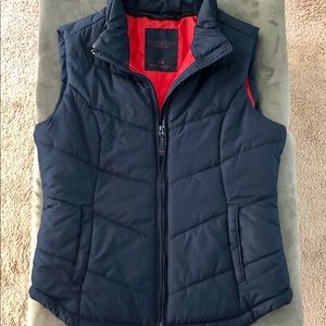Aeropostale Navy Puffer Vest